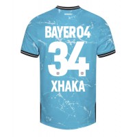 Camisa de Futebol Bayer Leverkusen Granit Xhaka #34 Equipamento Alternativo 2023-24 Manga Curta